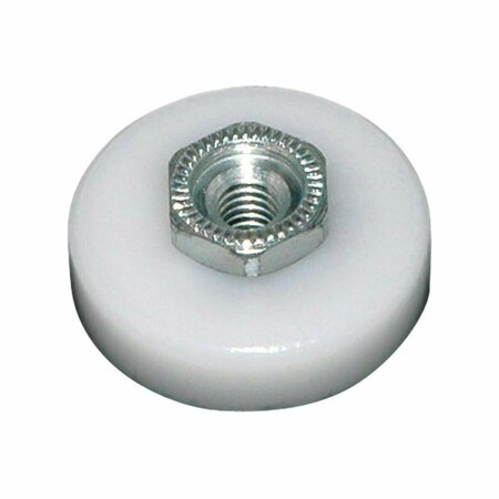 RECINTO 0.87 in. Dia. x 0.25 in. Nylon & Plastic Shower Door Wheel, 2PK RE3325376